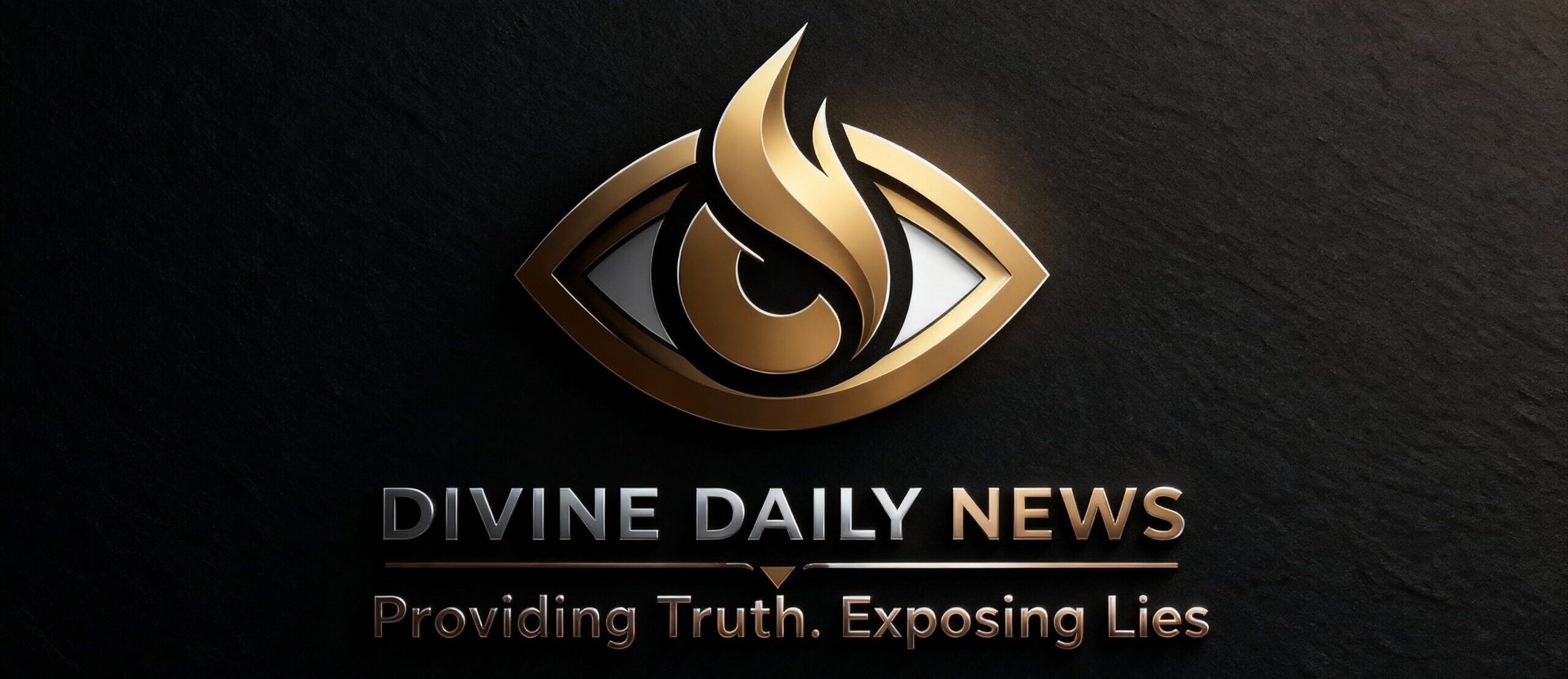 Divine Daily News official logo – independent news platform providing truthful, investigative journalism and exposing corruption worldwide